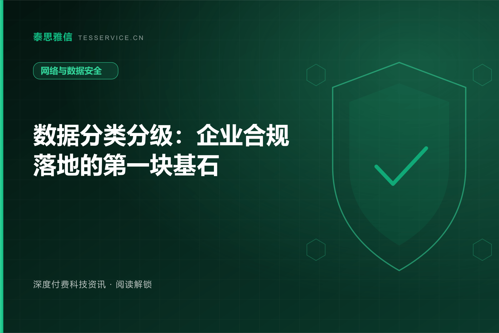 数据分类分级：企业合规落地的第一块基石